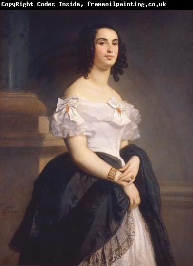 Gustave Boulanger Portrait of Adele Hugo